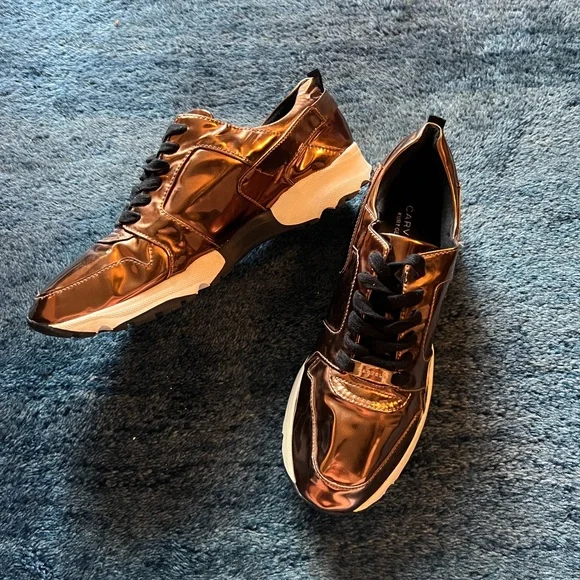 KURT GEIGER Carvela Bronze Sneakers - Picture 7 of 11